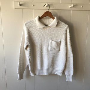 Vintage LL. Bean Collared Sweater